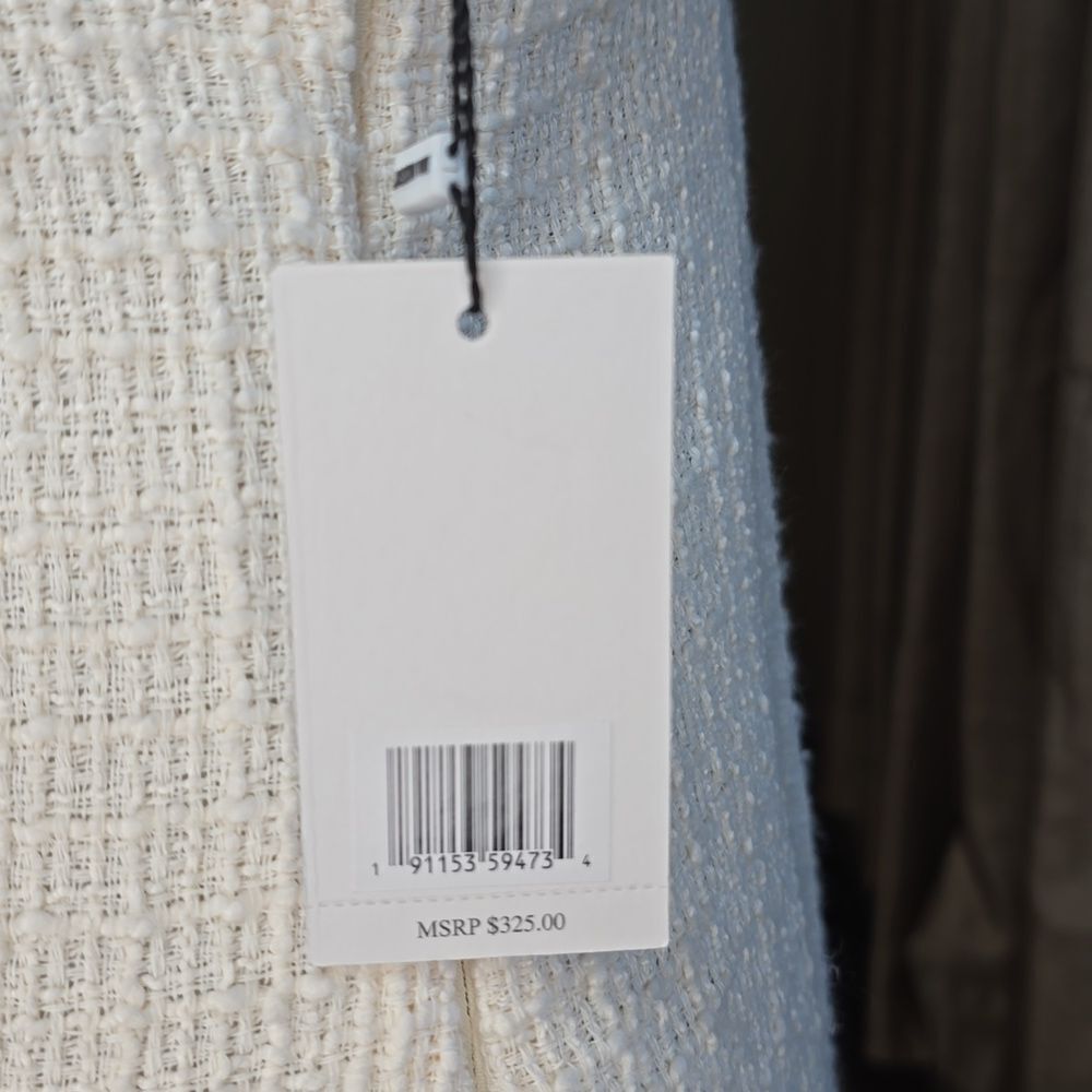 Jason Wu Textured Halter Pearl Strand Mini Dress - Picture 10 of 16